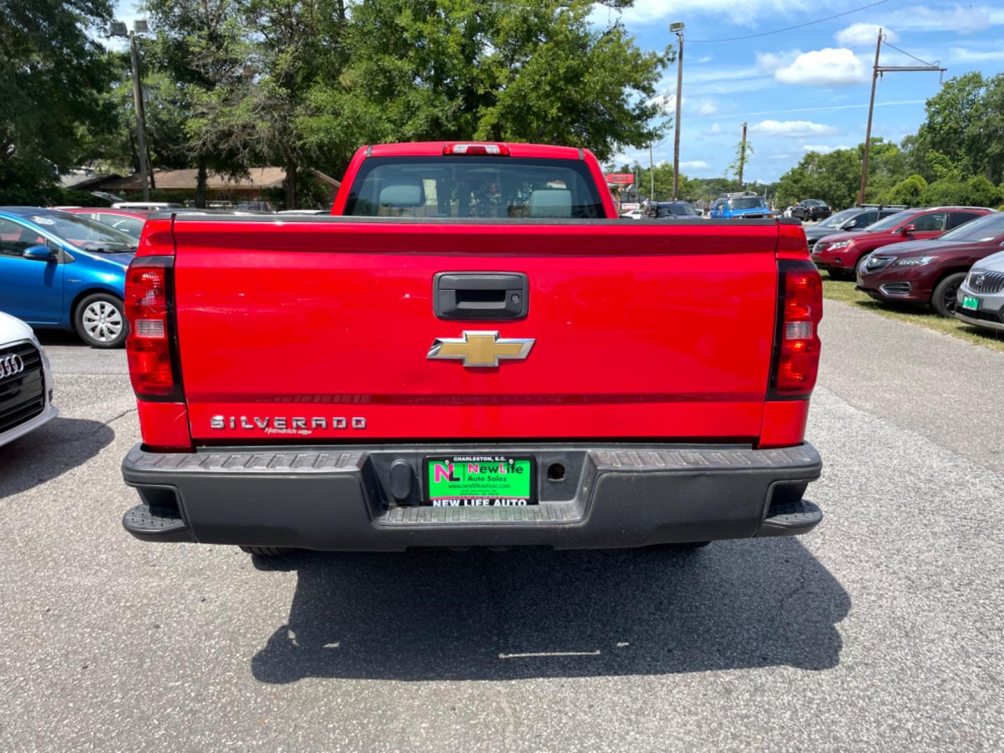 2016 RED CHEVROLET SILVERADO 1500 WORK TRUCK (1GCNCNEH4GZ) with an 4.3L engine, Automatic transmission, located at 5103 Dorchester Rd., Charleston, SC, 29418-5607, (843) 767-1122, 36.245171, -115.228050 - Photo#6